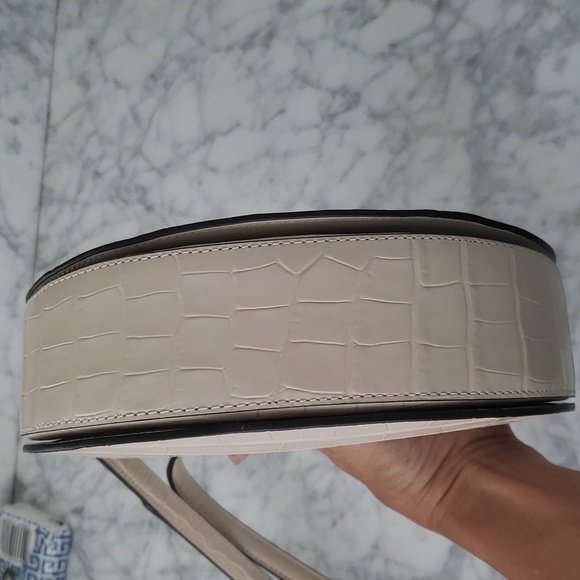 ♠️kate spade Luna Crescent Croc Embossed Leather Crossbody Bag - Picture 4 of 4